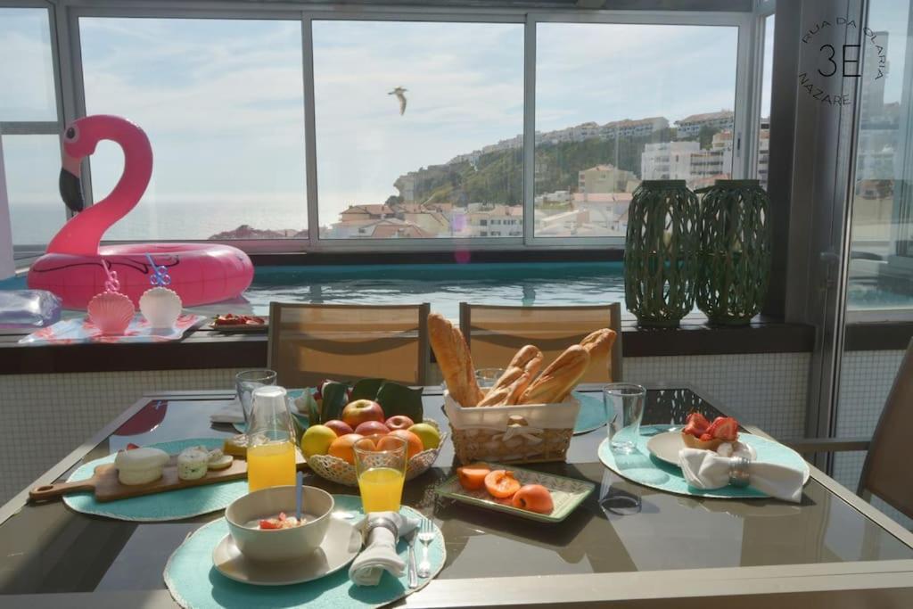 Rooftop Sea View With Private Swimming Pool Nazare Exterior photo